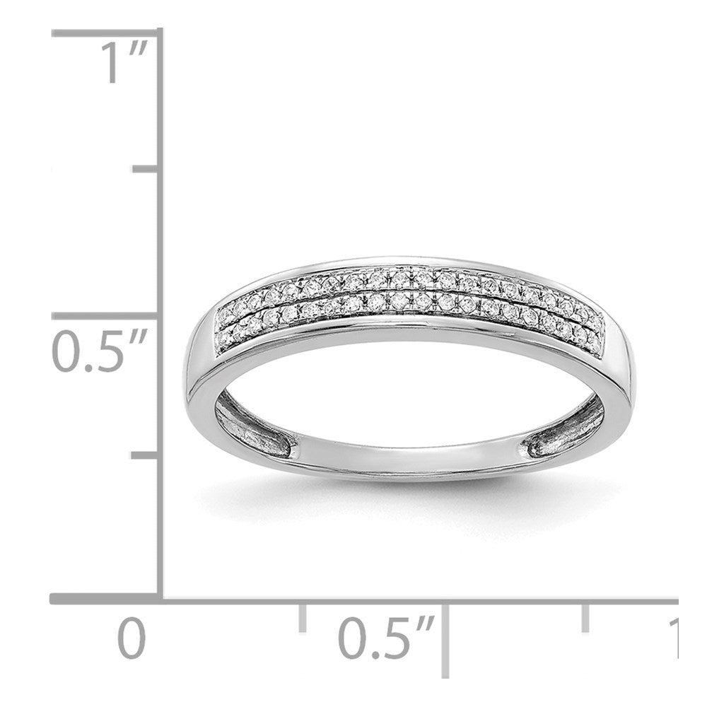 2-row 1/8 carat Diamond Band - WBC