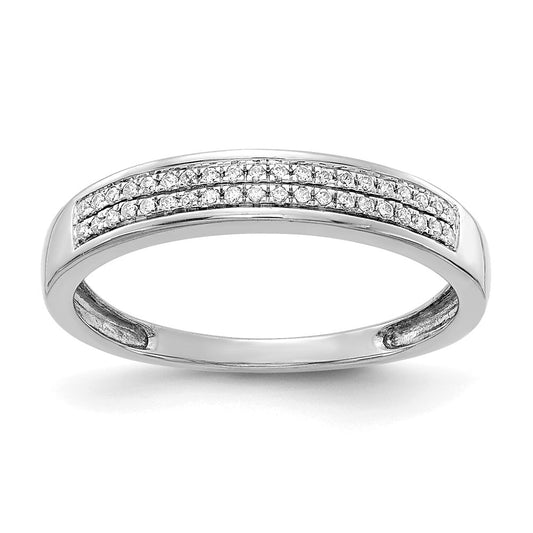 2-row 1/8 carat Diamond Band - WBC