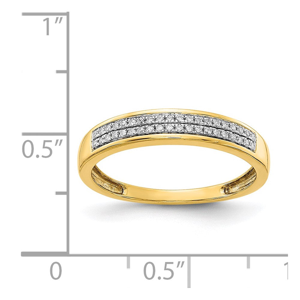 2-row 1/8 carat Diamond Band - WBC