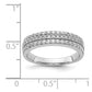 3-row 1/2 carat Diamond Band - WBC