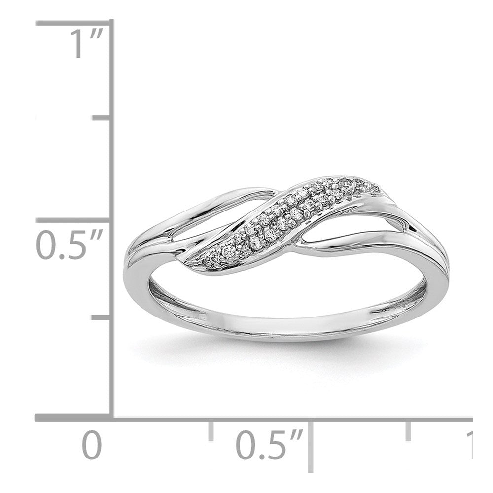1/15 carat Diamond Wave Fashion Ring - WBC