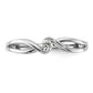 14kt Polished 1/10 carat Diamond Bypass Ring - WBC