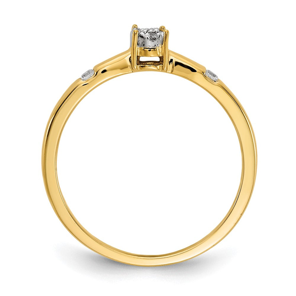 1/15 carat Diamond Cluster Ring - WBC