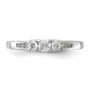 3-Stone 1/4 carat Diamond Ring - WBC
