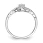 1/6 carat Diamond Bypass Ring - WBC