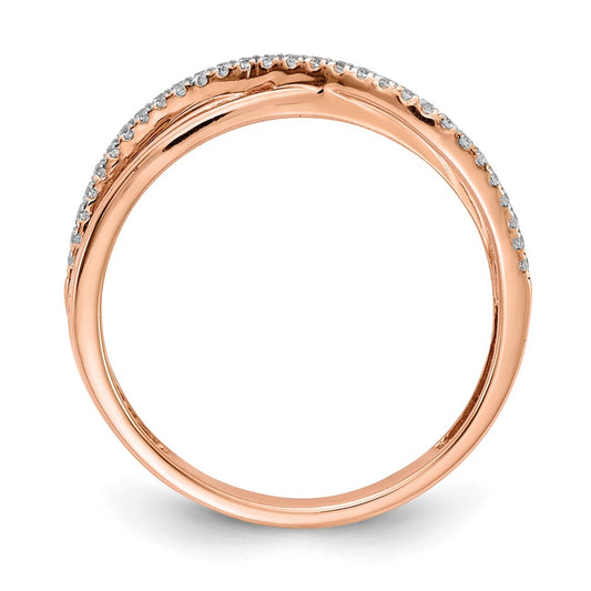 1/10 carat Diamond 3-Strand Ring - WBC