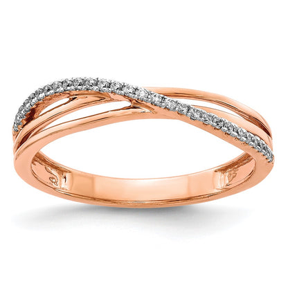 1/10 carat Diamond 3-Strand Ring - WBC