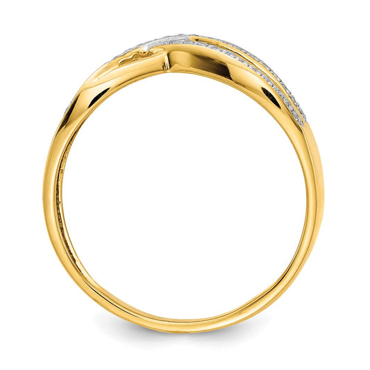 Polished 1/6 carat Diamond Ring - WBC