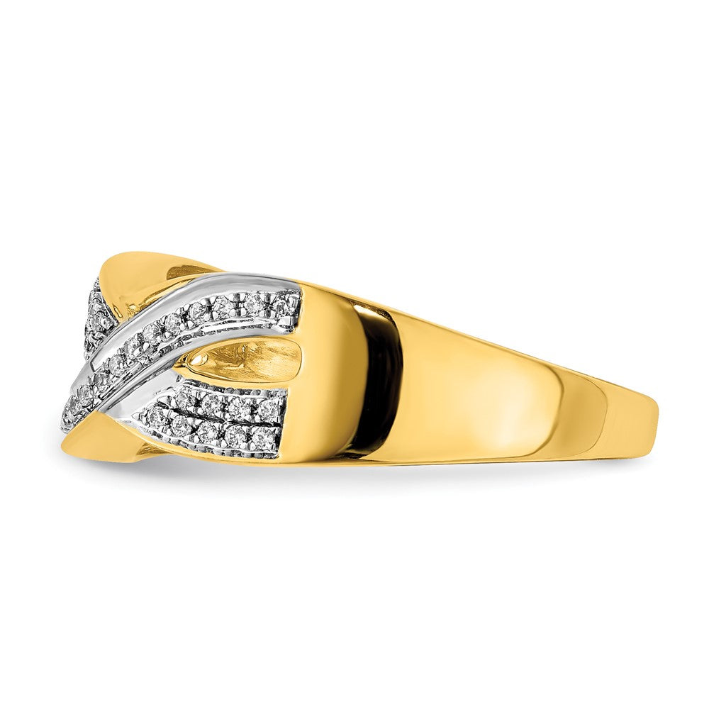 Polished 1/6 carat Diamond Ring - WBC