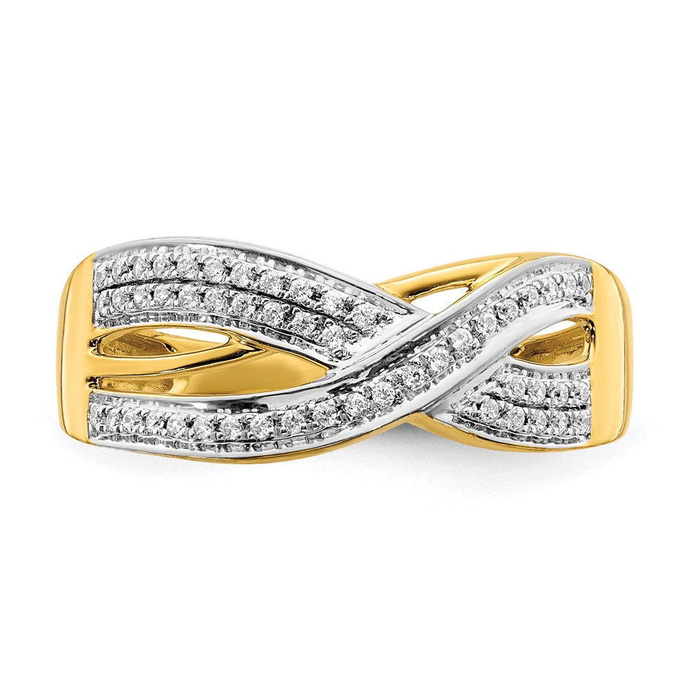 Polished 1/6 carat Diamond Ring - WBC