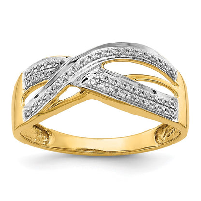 Polished 1/6 carat Diamond Ring - WBC