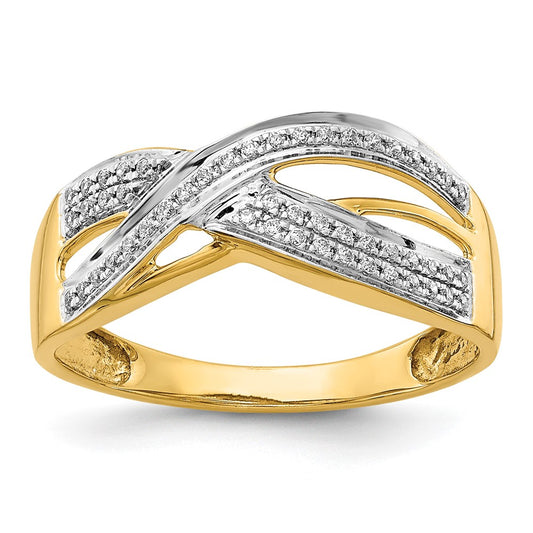 Polished 1/6 carat Diamond Ring - WBC