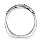 1/2 carat Blue and Diamond Fancy Bypass Ring - WBC