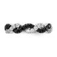 1/2 carat Black and Diamond Twist Ring - WBC