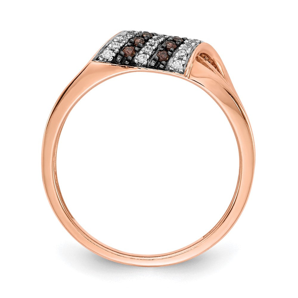 1/3 carat and Champagne Diamond Ring - WBC