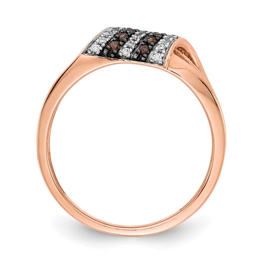 1/3 carat and Champagne Diamond Ring - WBC