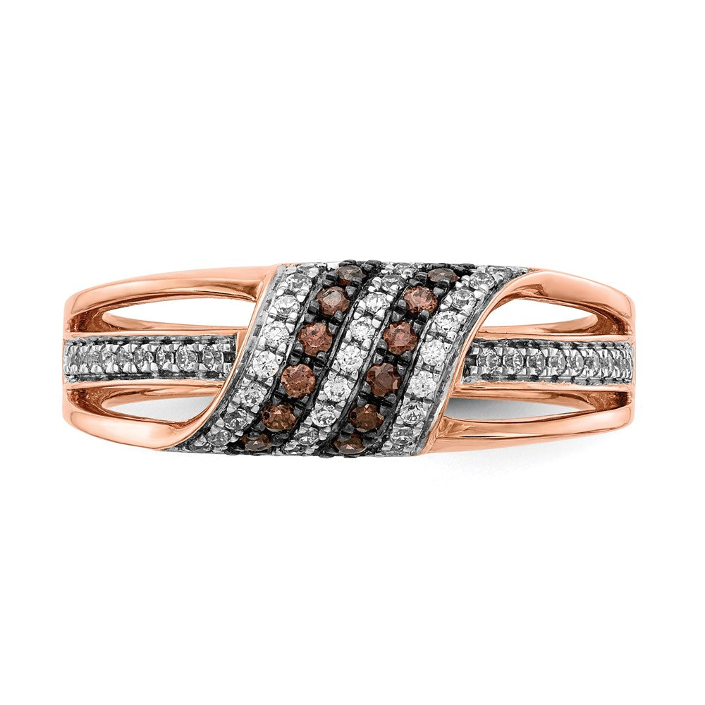 1/3 carat and Champagne Diamond Ring - WBC