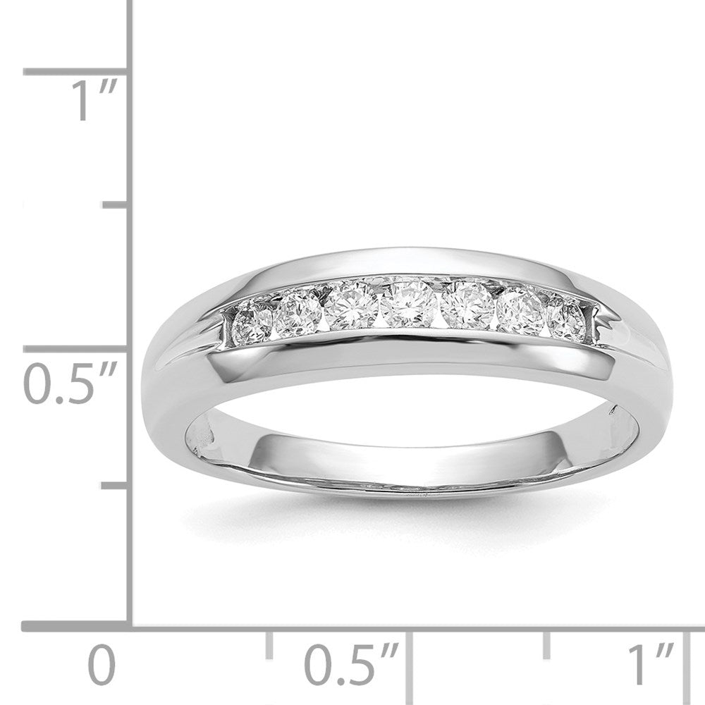 IB Goodman 1/3 carat Diamond 7-stone Mens Channel Ring - WBC