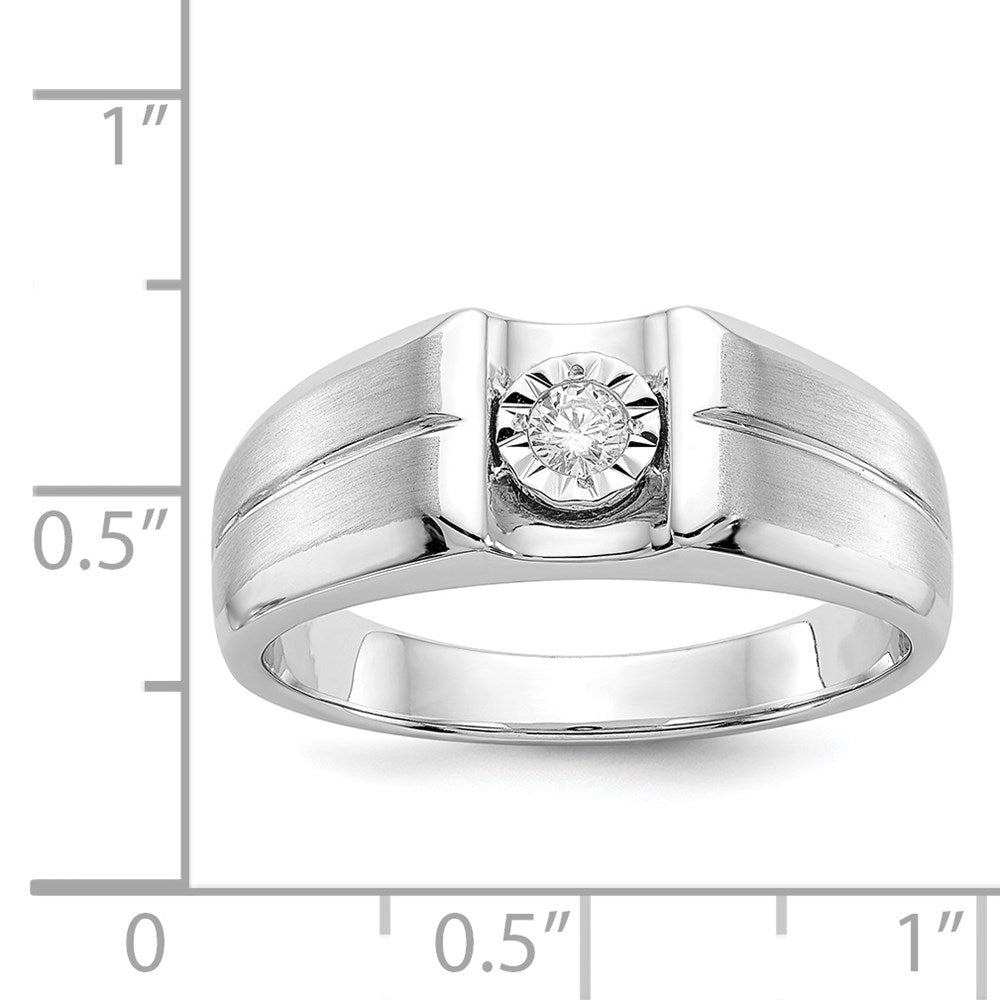 IB Goodman 1/10 carat Diamond Mens Ring - WBC