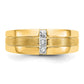 IB Goodman Polished and Satin 1/4 carat Diamond Mens Ring - WBC