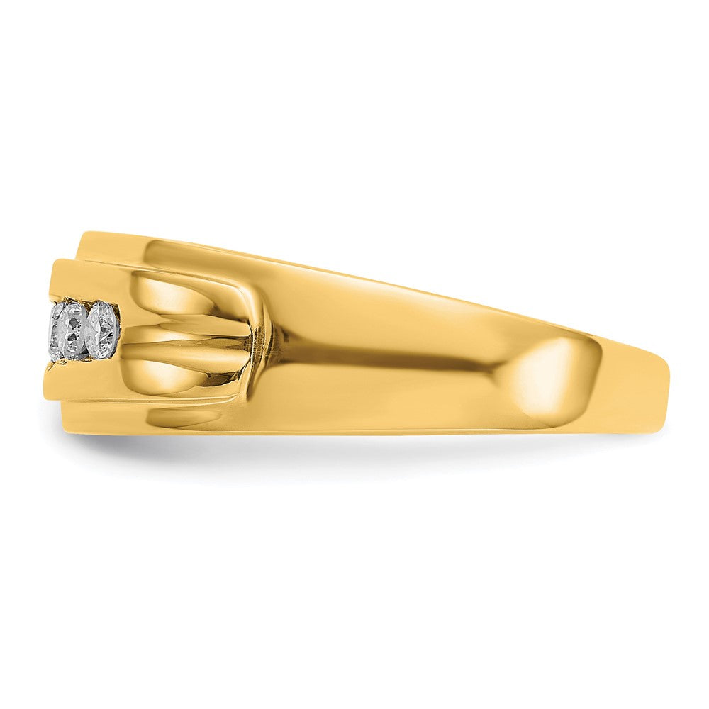 IB Goodman 1/4 carat Diamond 5-stone Mens Channel Ring - WBC