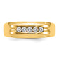 IB Goodman 1/4 carat Diamond 5-stone Mens Channel Ring - WBC