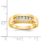 IB Goodman 1/4 carat Diamond 5-stone Mens Channel Ring - WBC