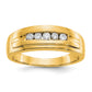 IB Goodman 1/4 carat Diamond 5-stone Mens Channel Ring - WBC
