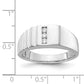 IB Goodman 1/8 carat Diamond 3-stone Mens Ring - WBC