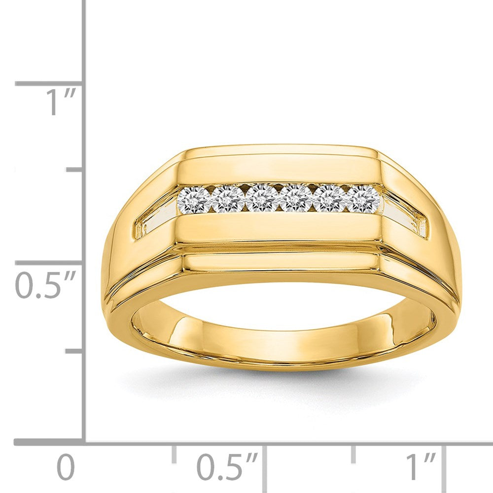 IB Goodman 1/4 carat Diamond 6-stone Mens Ring - WBC