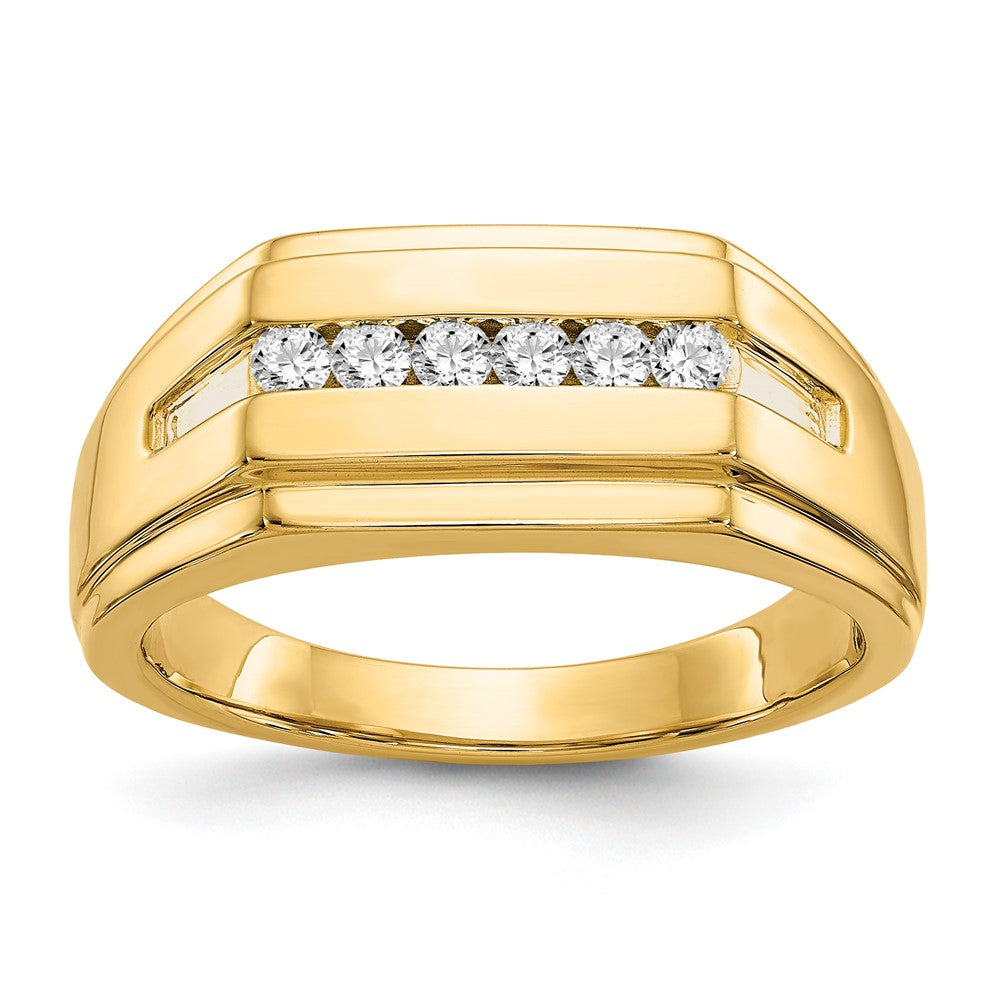 IB Goodman 1/4 carat Diamond 6-stone Mens Ring - WBC
