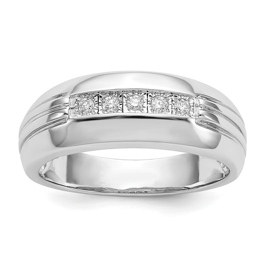 IB Goodman 1/10 carat Diamond 5-stone Mens Ring - WBC