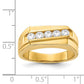 IB Goodman 1/2 carat Diamond 5-stone Mens Ring - WBC