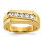IB Goodman 1/2 carat Diamond 5-stone Mens Ring - WBC
