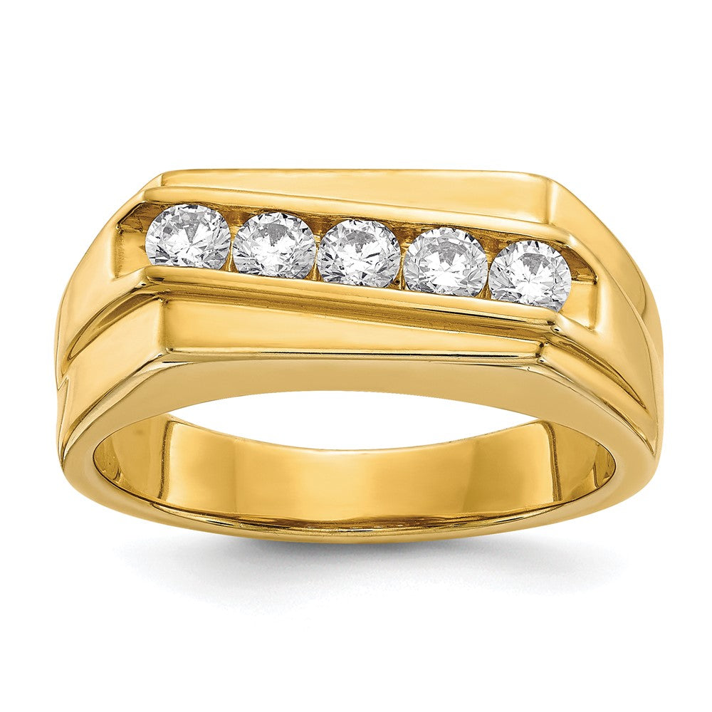 IB Goodman 1/2 carat Diamond 5-stone Mens Ring - WBC