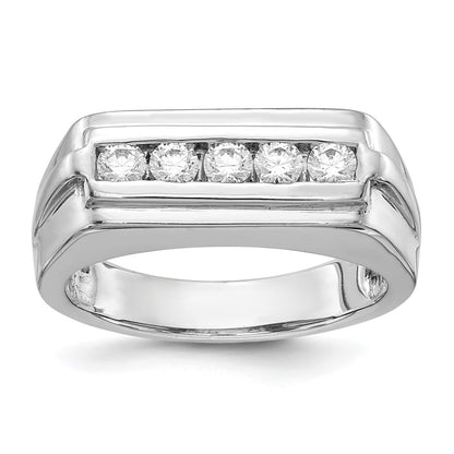 IB Goodman 1/2 carat Diamond 5-stone Mens Ring - WBC