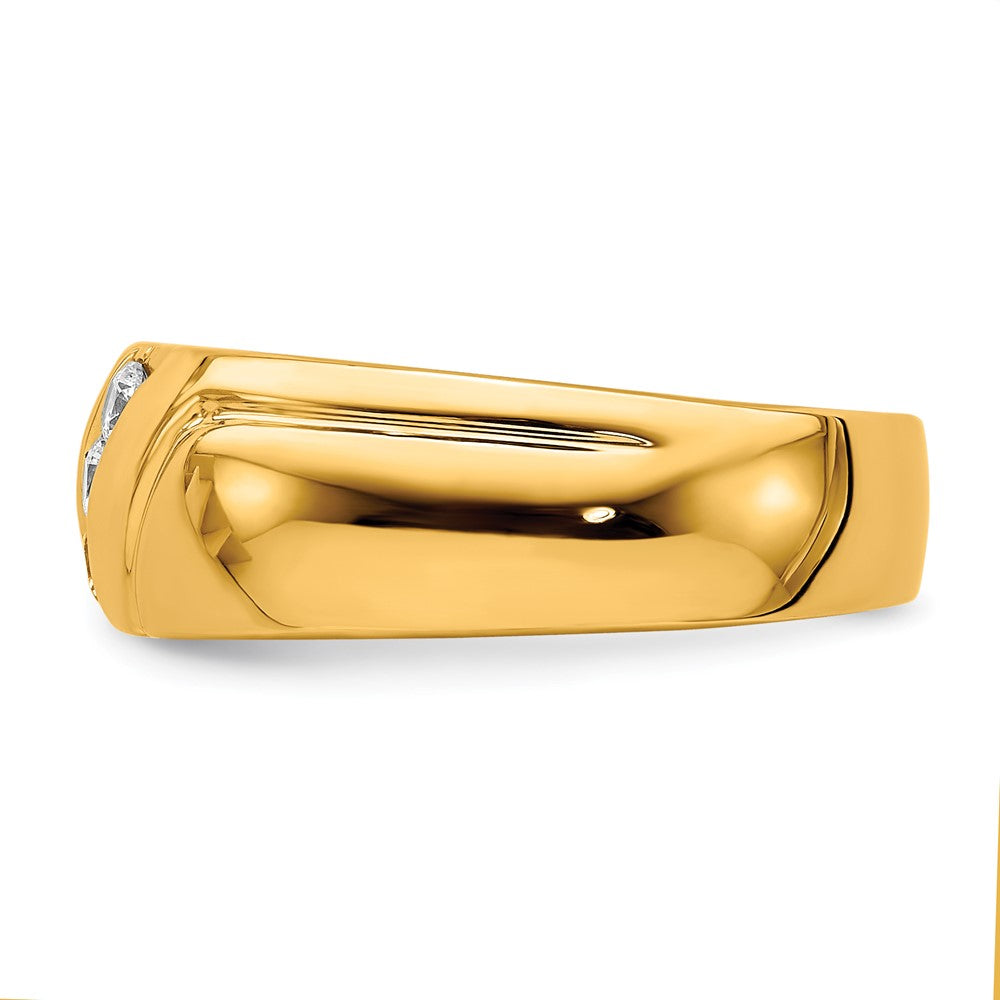 IB Goodman 1/6 carat Diamond 3-stone Mens Ring - WBC