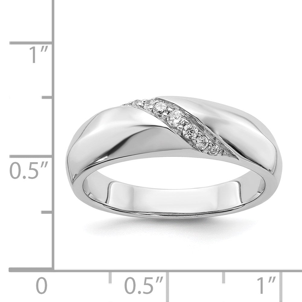 IB Goodman 1/8 carat 7-stone Diamond Mens Ring - WBC