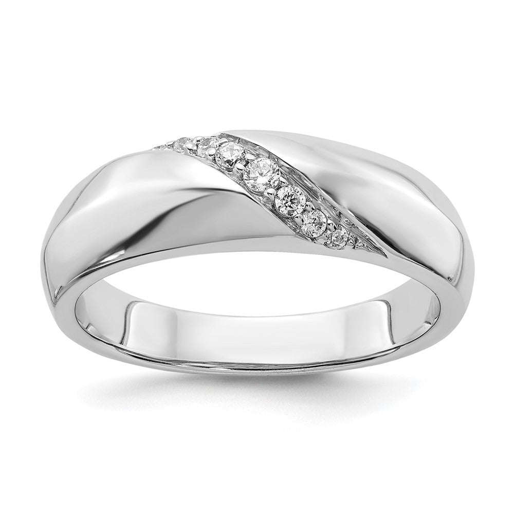 IB Goodman 1/8 carat 7-stone Diamond Mens Ring - WBC