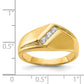 IB Goodman 1/5 carat Diamond 3-stone Mens Ring - WBC