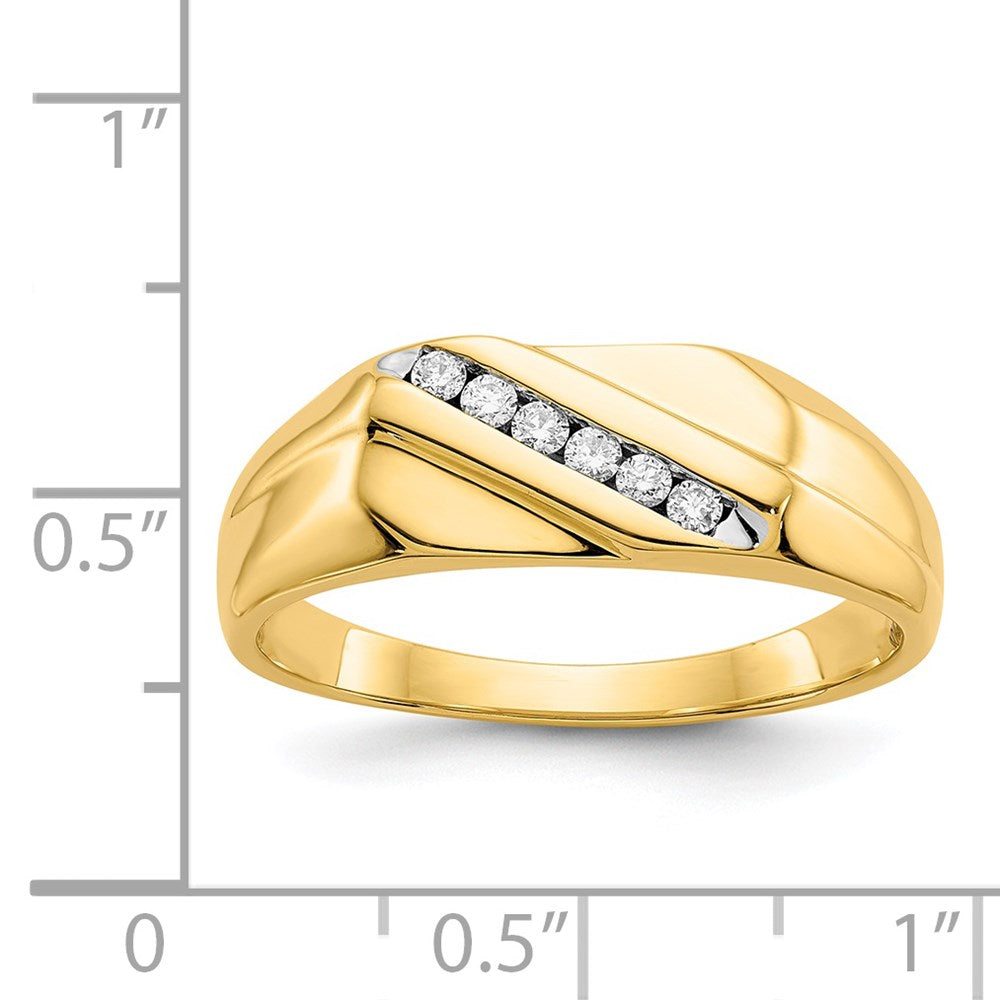 IB Goodman 1/8 carat Diamond Mens Ring - WBC