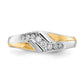 IB Goodman Two-tone 1/4 carat Diamond Mens Ring - WBC