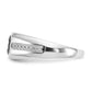 IB Goodman 1/4 carat and Black Diamond Square Cluster Mens Ring - WBC