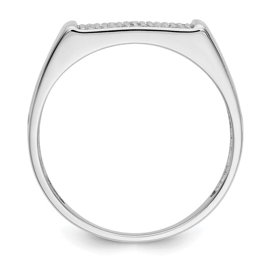 IB Goodman 1/4 carat Diamond Square Cluster Mens Ring - WBC