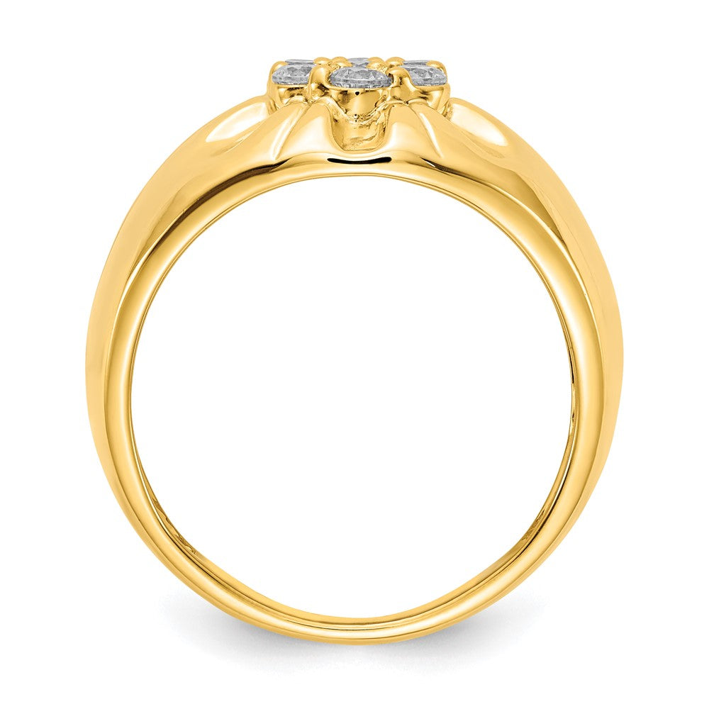 IB Goodman 3/4 carat Diamond Mens Cluster Ring - WBC