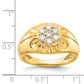 IB Goodman 3/4 carat Diamond Mens Cluster Ring - WBC