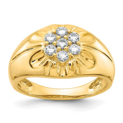IB Goodman 3/4 carat Diamond Mens Cluster Ring - WBC