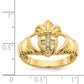 Mens 1/20 carat AA Diamond Claddagh Ring - WBC