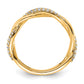 Polished 1/4 carat Diamond Twist Fashion Ring - WBC