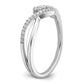 Polished Fancy Florina Wave 1/6 carat Diamond Ring - WBC